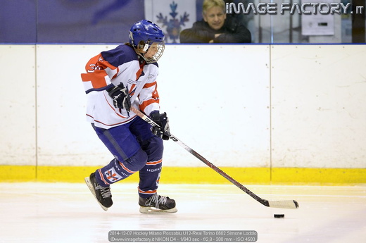 2014-12-07 Hockey Milano Rossoblu U12-Real Torino 0602 Simone Lodolo
